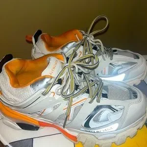 Balenciaga | Shoes | Copy Balenciaga White Orange Track Mens  display picture 1